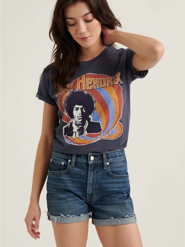 Jimi hendrix graphic band tee - graphic,