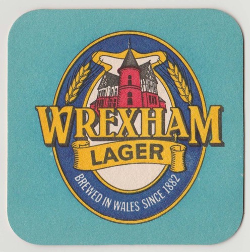 Beer mat wrexham - mat, lager