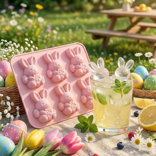 Easter bunny silicone mould - bunny,