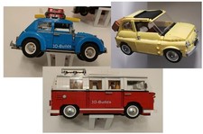 Set of 3 Lego Creator VW