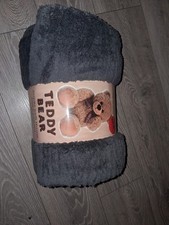 Dark Grey Teddy Bear Super