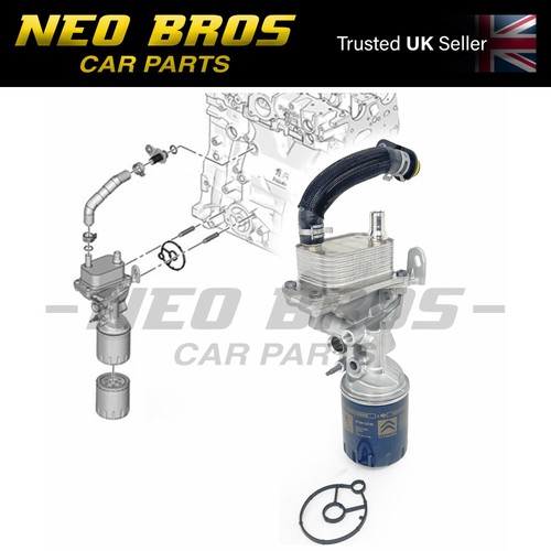 Oil filter cooler housing - &,