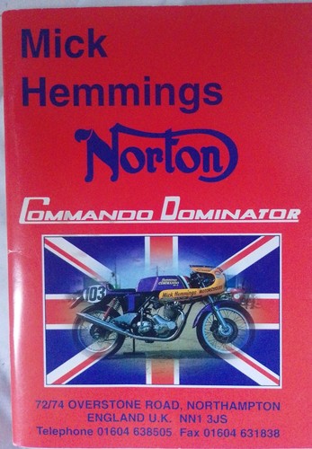 2005 mick hemmings norton - 2005,