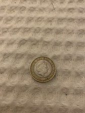 DNA double helix 2 pound coin MINTING ERROR