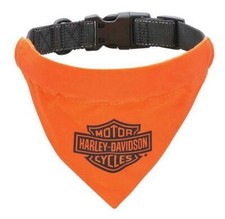 Harley-Davidson Dog Pet Collar with Bandana, Large/XL 18-26 Adjustable Clasp H