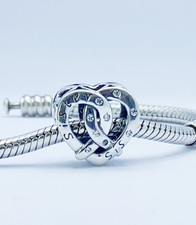 Sister Love Heart Charm Bead