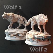 Northern Direwolves Miniatures - DM Stash - DnD - D&D - TTRPG