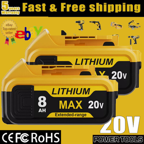 Pack for dewalt 20v - 2, volt