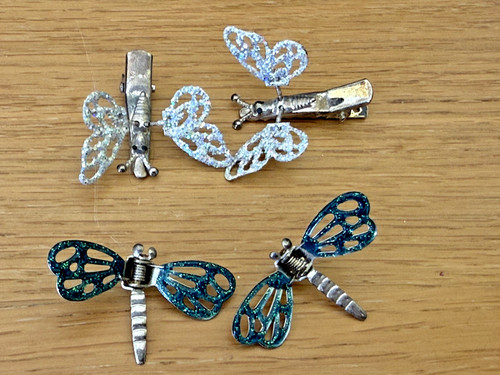 Job lot dragonfly - hair, clips