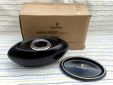 Bio Fires Oval Ceramic Gel Fire Burner Small Black | Rugby Ball Shape