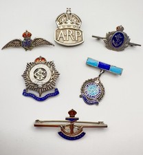 6x Silver Military Sweetheart