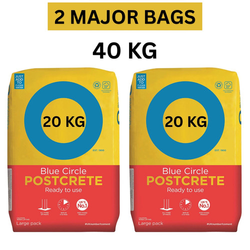 Blue circle postcrete - x,