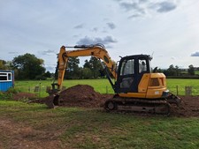 LiuGong 909 ECR year 2022 1875 hours 8.7t Midi Excavator / Digger £26900+VAT