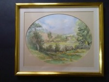 Vintage Watercolour Landscape