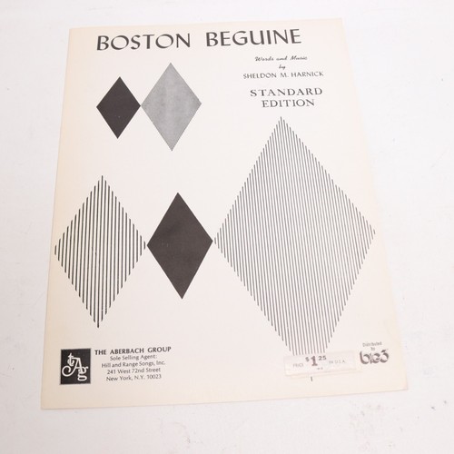 Sheldon harnick boston beguine - boston,