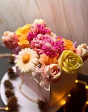 Fragrances soy candle flower - soy,