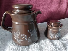 John Buck vintage brown teapot