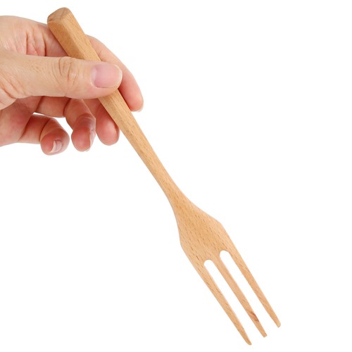 Solid wood spoon - solid,