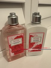 L’occitane Rose Shower Gel  and body lotion Duo 2x250ml