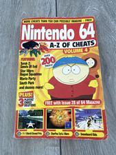 Nintendo 64 A-Z Of Cheats Volume 4. N64 Game Cheats Guide.