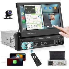 Single 1DIN Car Stereo Flip
