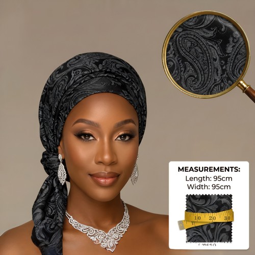 African duku head - african, wrap