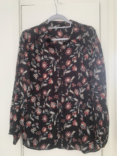 Primark black floral - floral, long