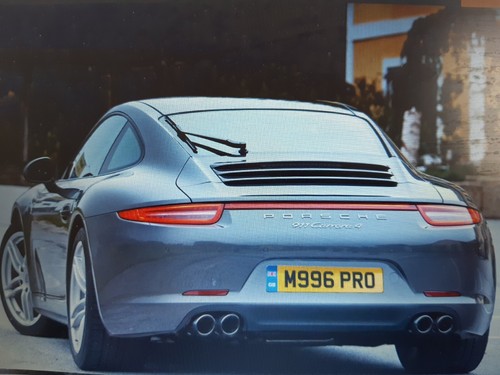 Private number plate porsche - private,