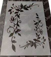 Rose flower stencil sizes - rose,