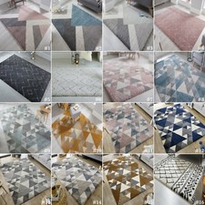 NEW LARGE DAKARI GEOMETRIC MOROCCAN TRIBAL STYLE BERBER SOFT THICK PILE RUGS