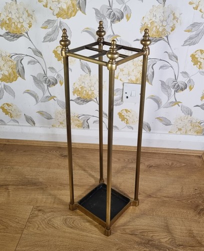 Antique victorian brass stick - brass,