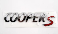 Gloss chrome  COOPER S Letters