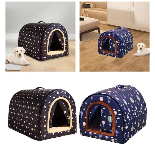 Cat cave bed dog house - cat,