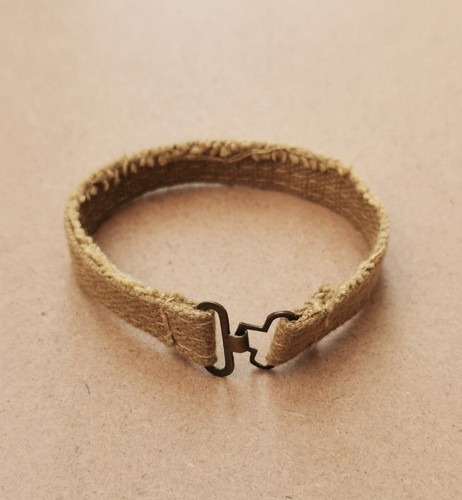 Vintage action man brown belt - brown,