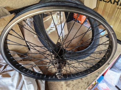 Bmx wheel tyre - , tube