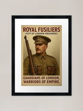 Royal Fusiliers Framed Art