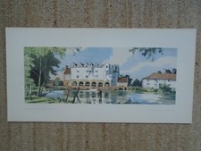 Original BR carriage print Horstead Mill, Coltishall, Norfolk by Watson