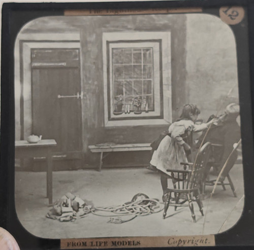 Magic lantern slide - magic, the