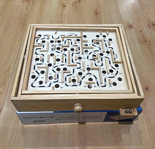Labyrinth wooden maze skill - wooden,