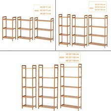 Wooden Storage Shelf Bamboo