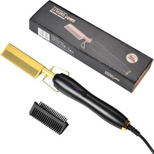 Heated Straightener Hair Comb