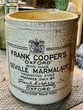 1890 Transferred Pot or Crocks: FRANK COOPER MARMALADE - No Damage (K470)