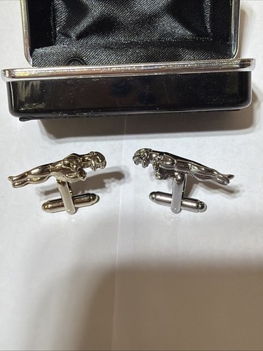 Jaguar leaper cufflinks with - jaguar,