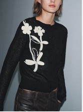 Zara cardigan with embroidered