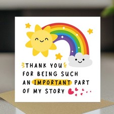 Thank You Teacher Card Nursery