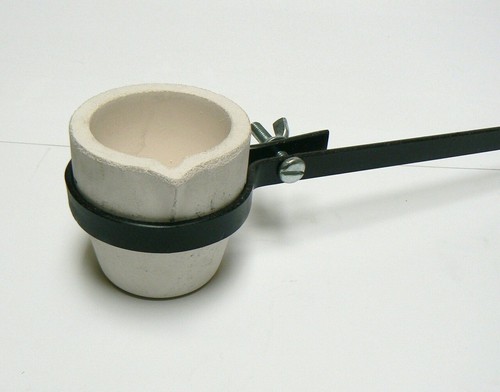 Crucible melting handle for - melting,