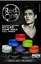 RED ONE AQUA HAIR GEL WAX  Full Force Maximum Control All Colours