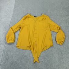 M&Co Ladies Blouse Top Yellow