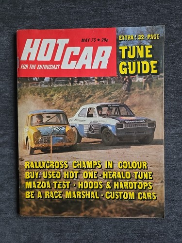 Hot car magazine may 1973 - magazine,