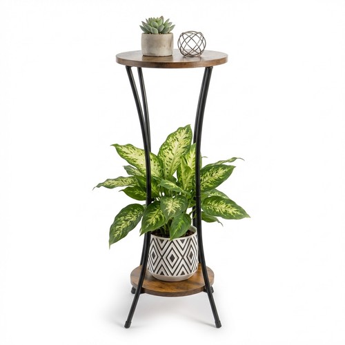 Tier wooden plant - plant, stand,